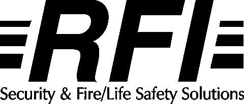 RFI Security & Fire/Life Safety Solutions logo.