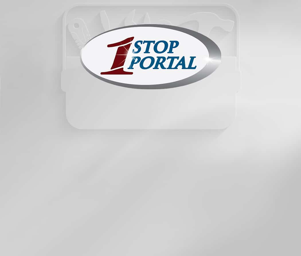 One stop portal badge.