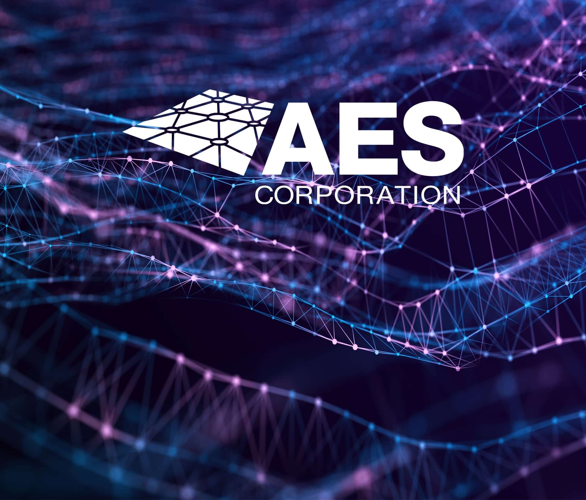 AES Corporation badge.