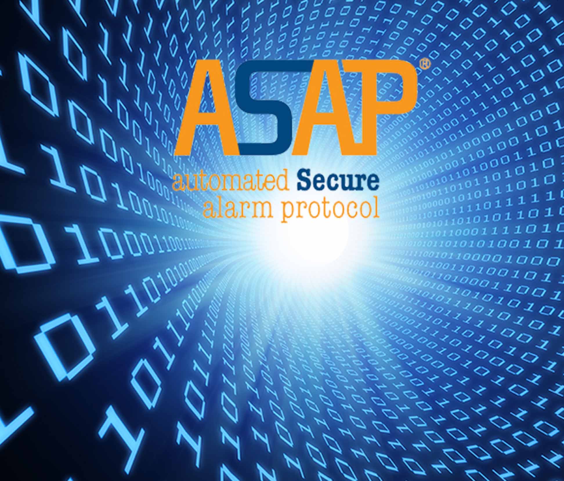 ASAP Automated Secure Alarm Protocol badge.