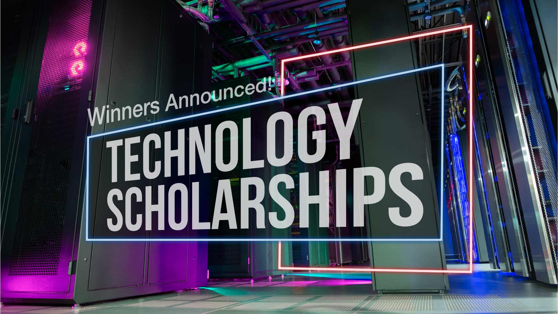 technology scholarships graphic