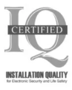 IQ Certified Installation Quality logo for electronic security and life safety